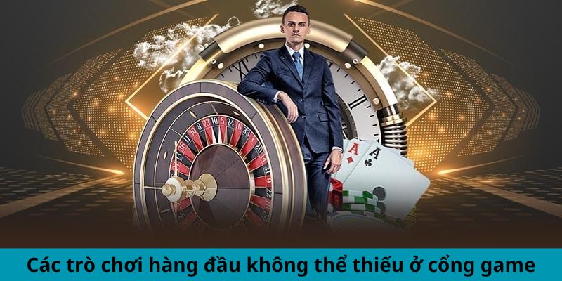 Các trò chơi hàng đầu không thể thiếu ở casino hubet